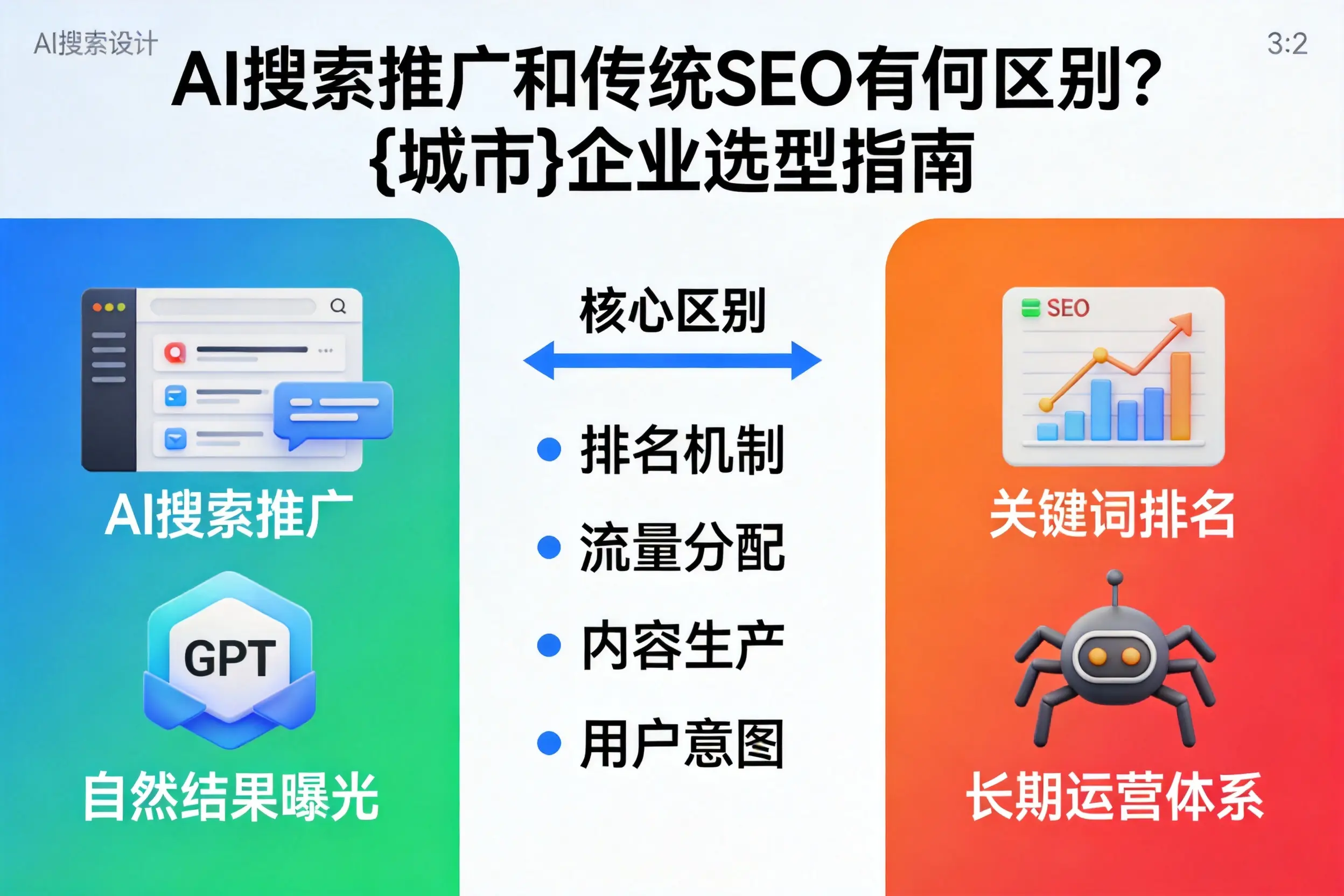 AI搜索推广和传统SEO有何区别？沈阳企业选型指南
