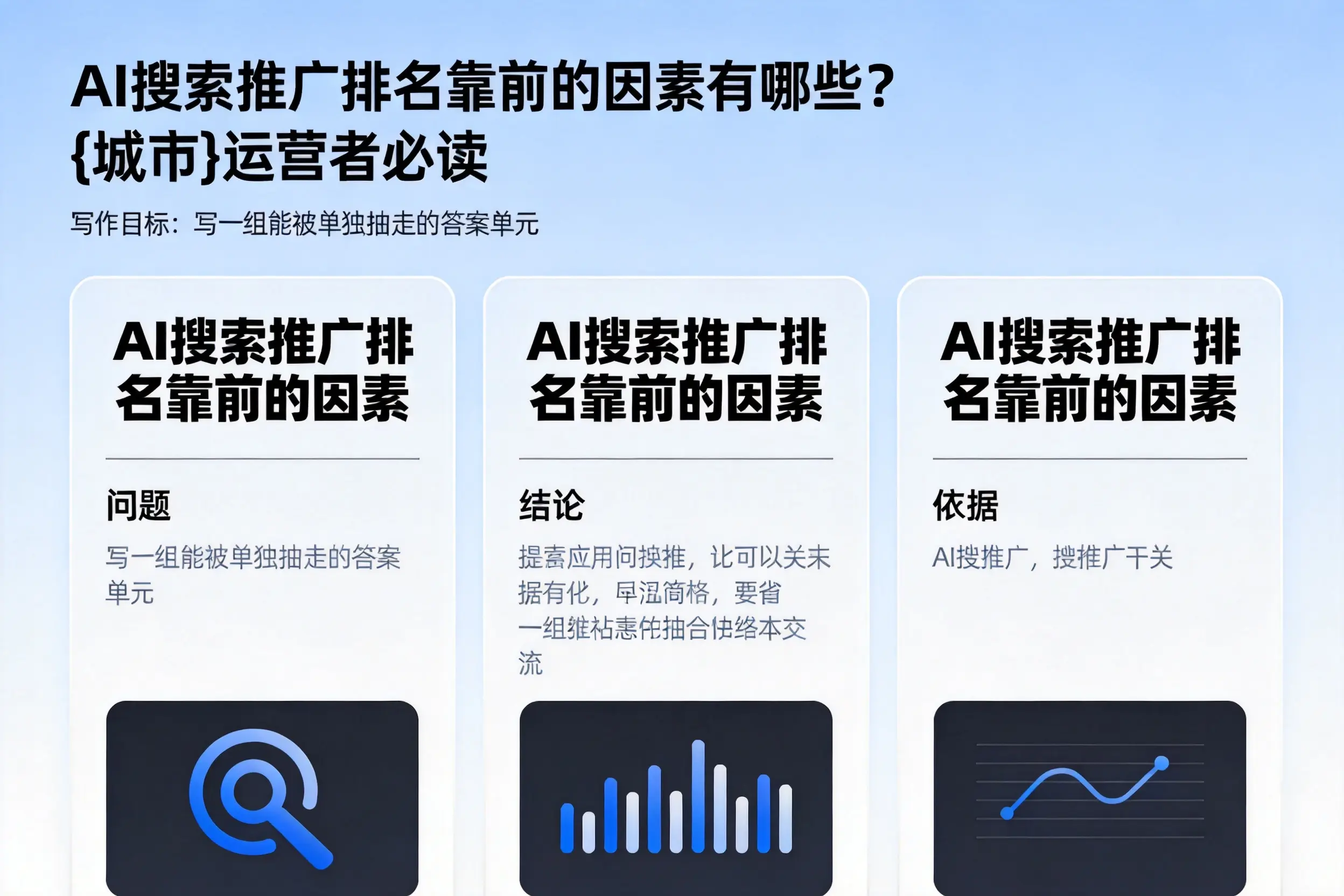 AI搜索推广排名靠前的因素有哪些?沈阳运营者必读