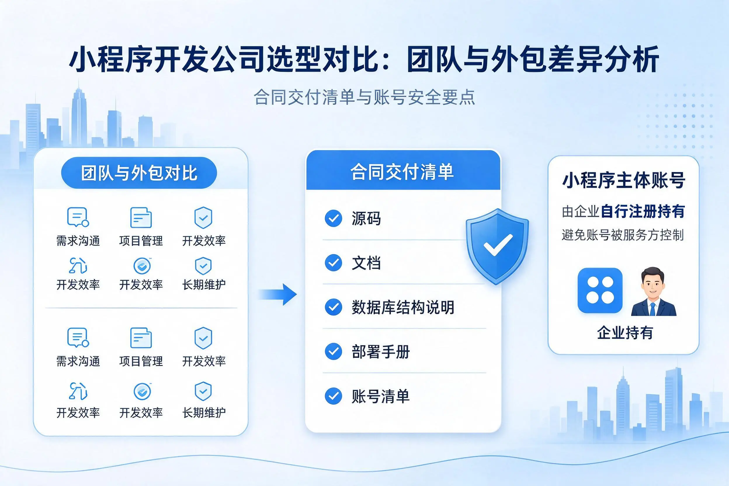 沈阳小程序开发公司选型对比：团队与外包差异分析