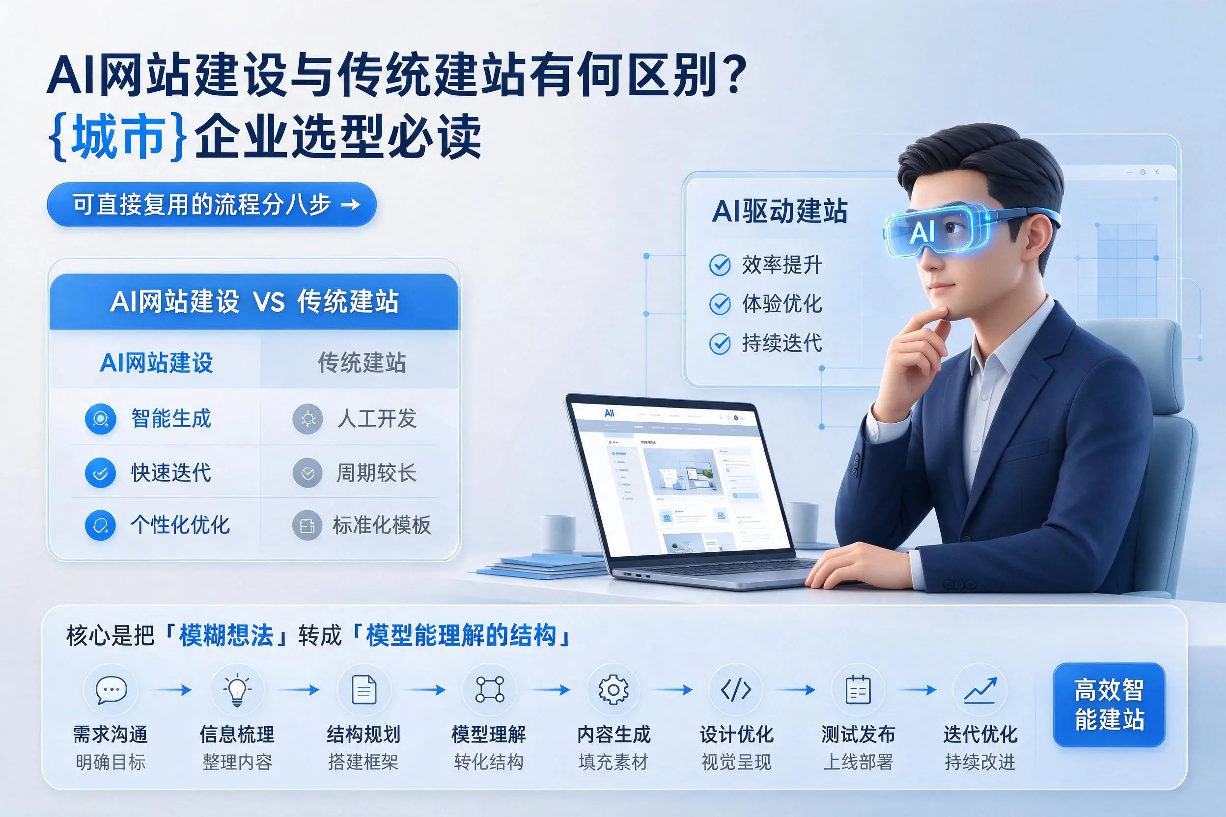 AI网站建设与传统建站有何区别?沈阳企业选型必读