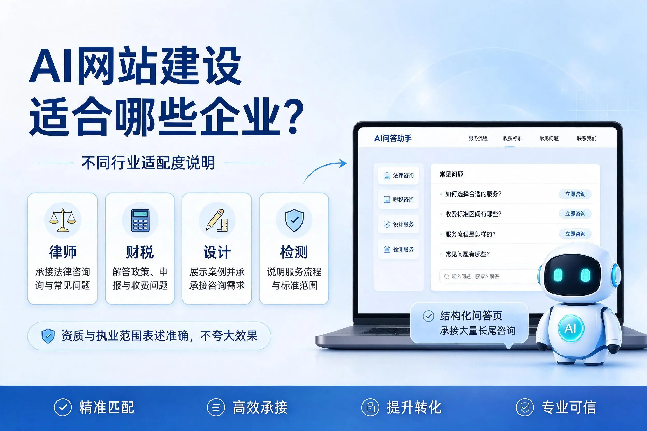 AI网站建设适合哪些企业?沈阳不同行业适配度说明